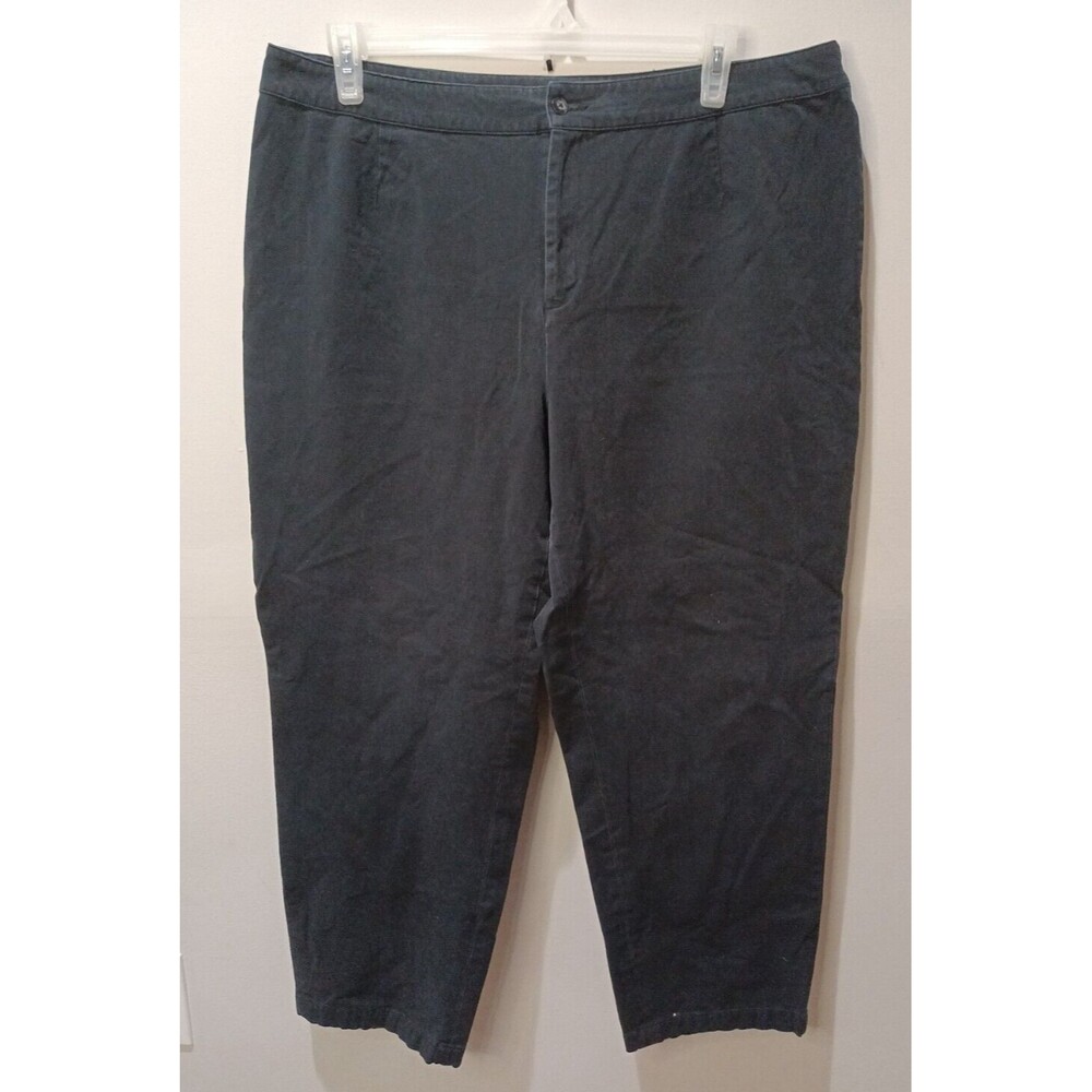 Covington Women's Black Stretch Pants Size 20W Straight Leg